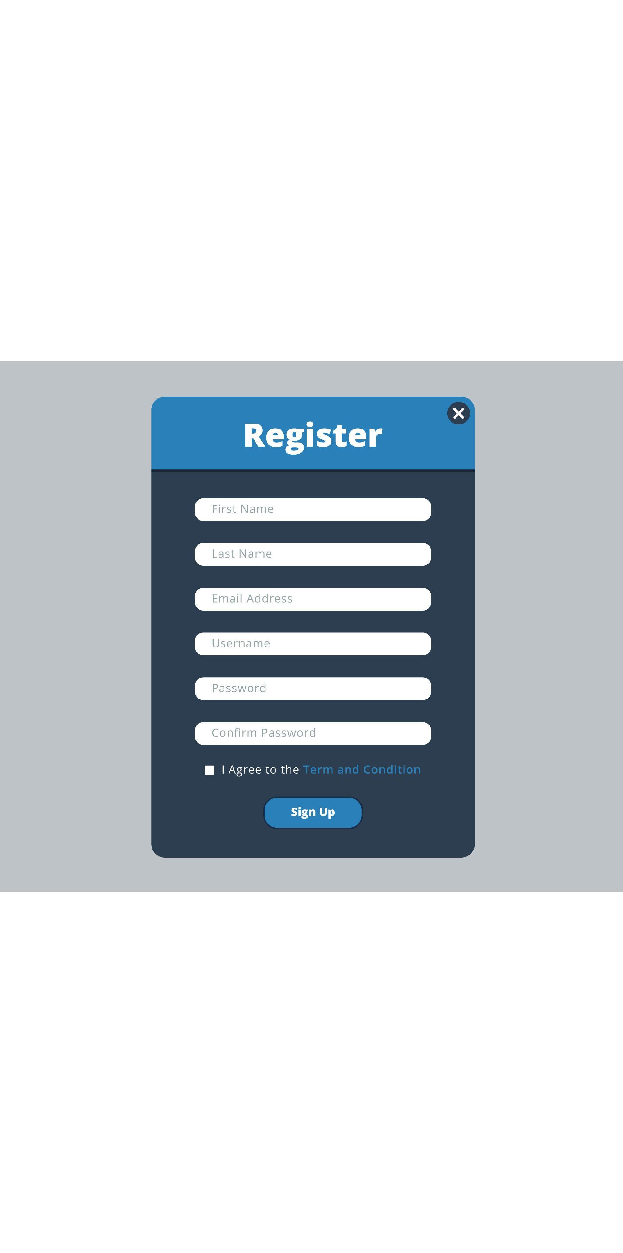 Register an account